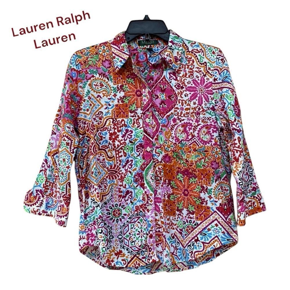 Lauren Ralph Lauren women’s Multicolor Patterned Shirt